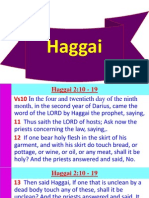 Haggai 21 Displeasure of God - 2 Rebuke