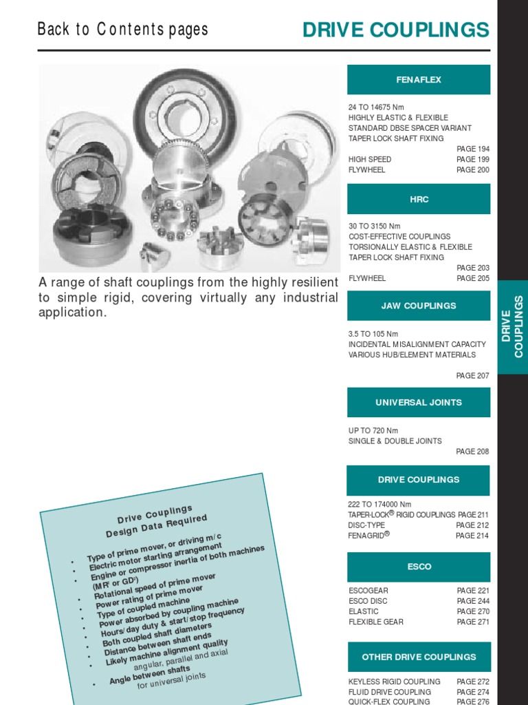 Chapter5 - Drive Couplings | PDF | Screw | Machines