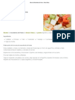Receta de Macedonia de Frutas PDF