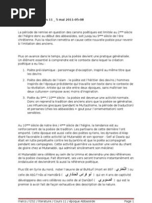 Al Mutanabbi Pdf Poesie Coran