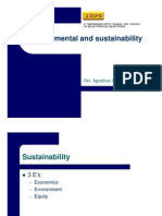Environmental and Sustainability Environmental and Sustainability