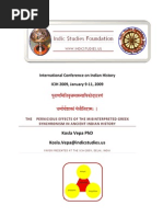 Download The Pernicious Effects of the Misinterpreted Greek Synchronism in Ancient Indian History by Kosla Vepa SN12314897 doc pdf