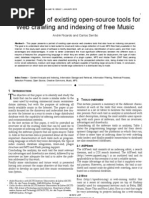 Download Comparison of existing open-source tools for Web crawling and indexing of free Music by Journal of Telecommunications SN123153248 doc pdf