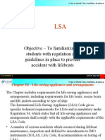 Objective - To Familiarization Students With Regulation and Guidelines in Place To Prevent Accident With Lifeboats