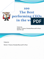 100 Best performing CEOs in the world