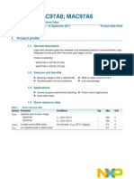 MAC97A8 MAC97A6: 1. Product Profile