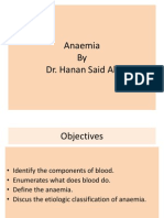 Anaemia by Dr. Hanan Said Ali