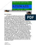 Pathways Newsletter, Winter 2013