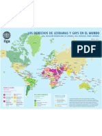 ILGA Mapa de Los Derechos de Lesbianas y Gays en El Mundo 2012