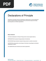 Download WCPT World Confederation for Physical Therapy Declarations of Principle by Rivo Kristian Suoth SN12318027 doc pdf