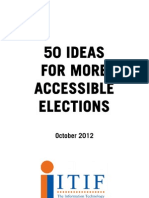 50 Ideas For More Accessible Elections