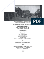 Intensive Level Survey of Lanier Heights, Washington DC (2008)