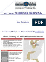 Ferrous Processing and Trading Yard Operations and Transportation