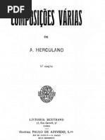 Composições várias, de Alexandre Herculano