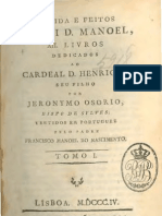 Da vida e feitos d'elrei d. Manoel, por Jerónimo Osório, vol. 1