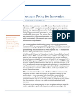 Spectrum Policy for Innovation