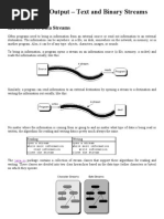 Java Input/Output - Text and Binary Streams: Introduction To Data Streams