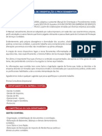 Manual de Orientacao e Procedimentos