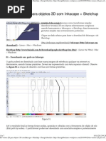 De vetores 2D para objetos 3D com Inkscape + Sketchup « Design libertário