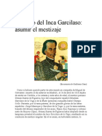 El Ruego Del Inca Garcilaso: Asumir El Mestizaje