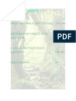 Areas Naturales de El Salvador