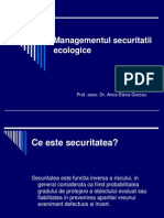 SECURITATE ECOLOGICA