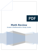 Math Review: Grade 6 Mathematics Study Guide