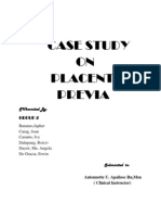 Case Study On Placenta Previa