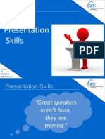 Effective Presentation Skills: School of Health & Life Sciences