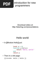 Lua Introduction For New Programmers: Download Slides at