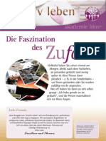 intuitivLEBEN Magazin | 2011_01 | Die Faszination des Zufalls, Synchronizitäten