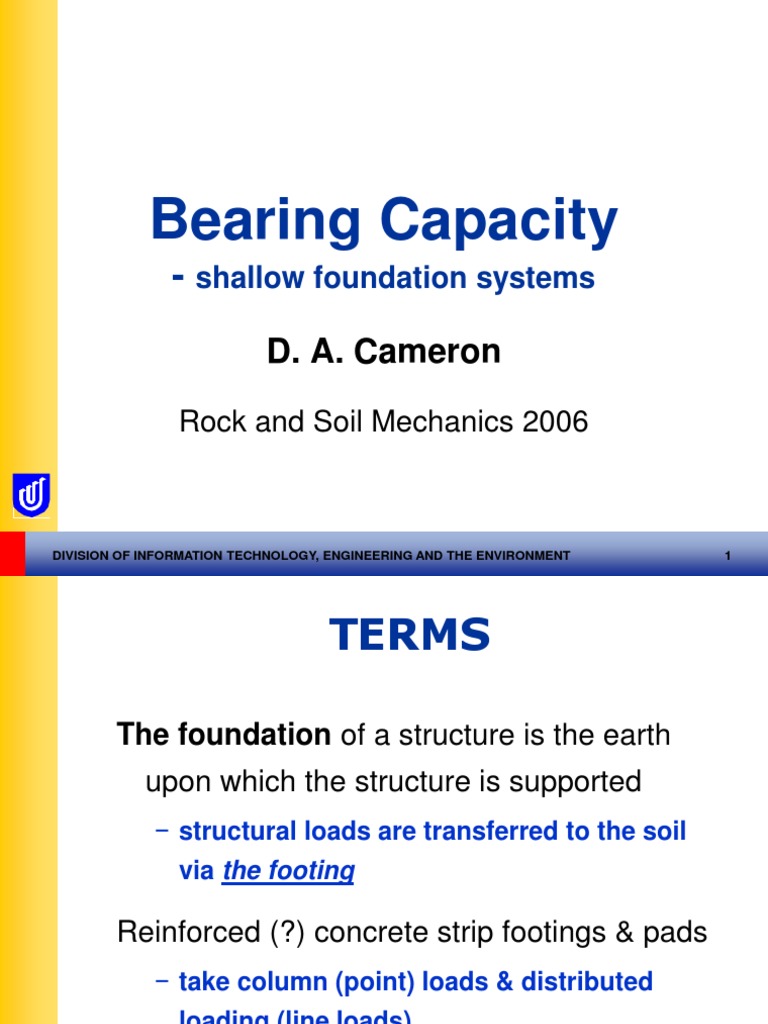 Bearing Capacity of Shallow Foundations | PDF | Solid Mechanics ...
