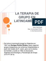 LA TERAPIA DE GRUPO EN LATINOAMÉRICA