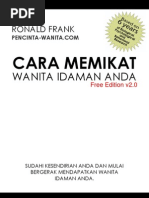 Download Cara Memikat Wanita Idaman Anda Ronald Frank Free Edition by H Andryan Widyatmoko SN123278408 doc pdf