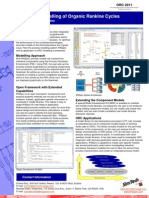 Process Modelling of Organic Rankine Cycles: E. Perz and M. R. Erbes