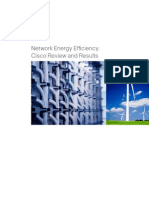Network Energy Efficiency: Cisco Review and Results