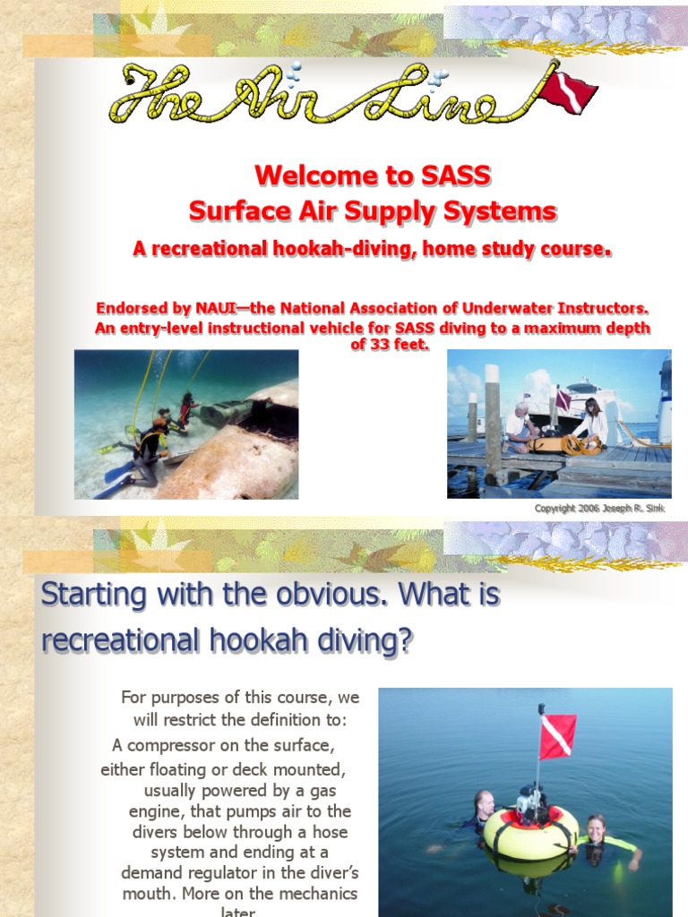 Hookah Airline Owners Manual PDF Scuba Diving Snorkeling