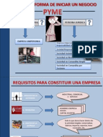 Elegir Forma de Crear Un Negocio, Requisitos para Constituir Una Empresa PDF