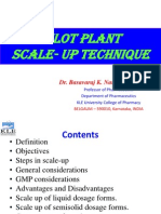 Pilot Plant Scale Up Techniques Used in Pharmaceutical Manufacturing