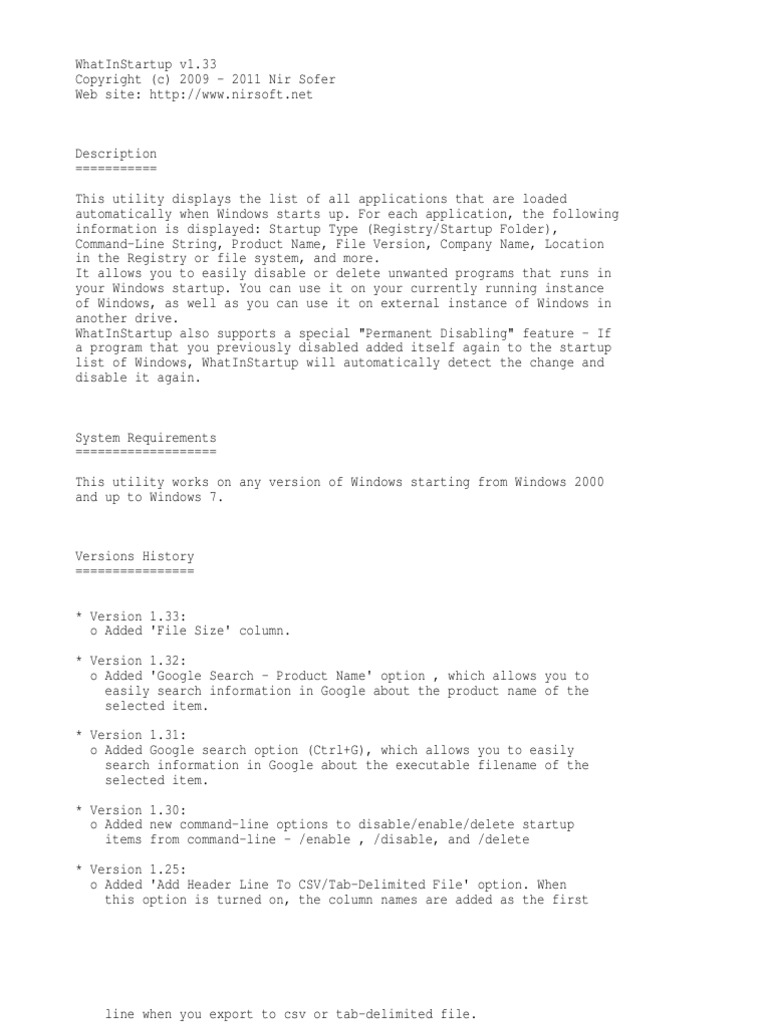 What | PDF | Command Line Interface | Windows Registry