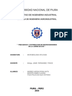 Frecuencia y Distribucion de Microoganismos