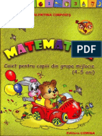 Matematica - Caiet Pentru 4-5 Ani