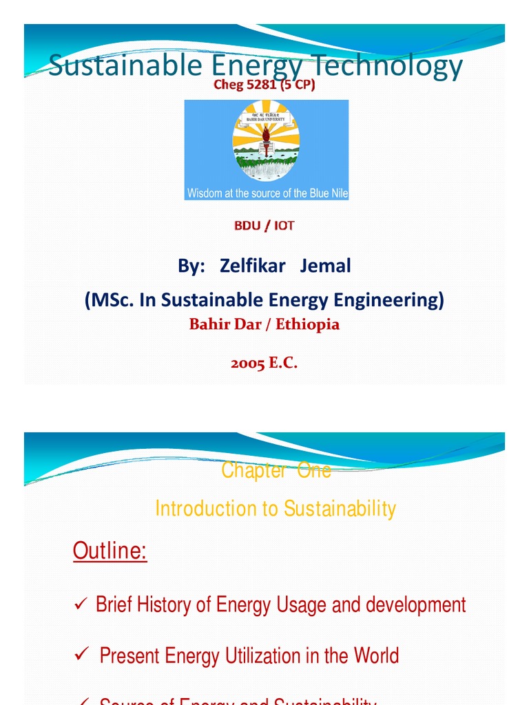 Energy Usage and Sustainability Overview | PDF | Renewable Energy ...