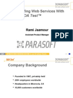 Bulletproofing Web Services With Parasoft SOA Test™: Rami Jaamour