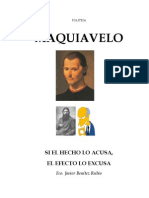 Benítez Rubio, Fco. Javier - Politeia - Maquiavelo