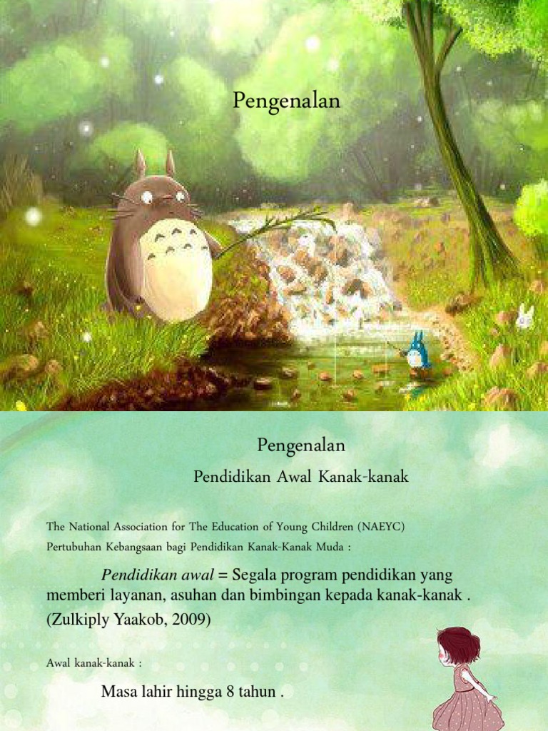 Pengenalan Pendidikan Awal KanakKanak  PDF