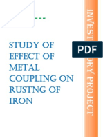 Effect of Metal Coupling On Rusting of Iron