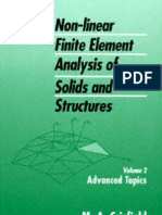 NON LINEAR FINITE ELEMENT ANALYSIS OF SOLIDS AND STRUCTURES