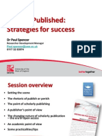 Getting Published: Strategies For Success