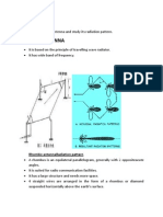 Rhombic Antenna Radiation Pattern Study